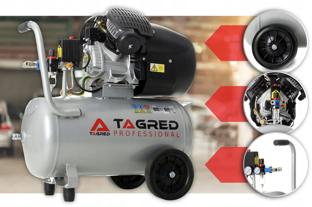 COMPRESSOR TAGRED 50L V2 SEPARATOR KIT + Oil HIGH QUALITY