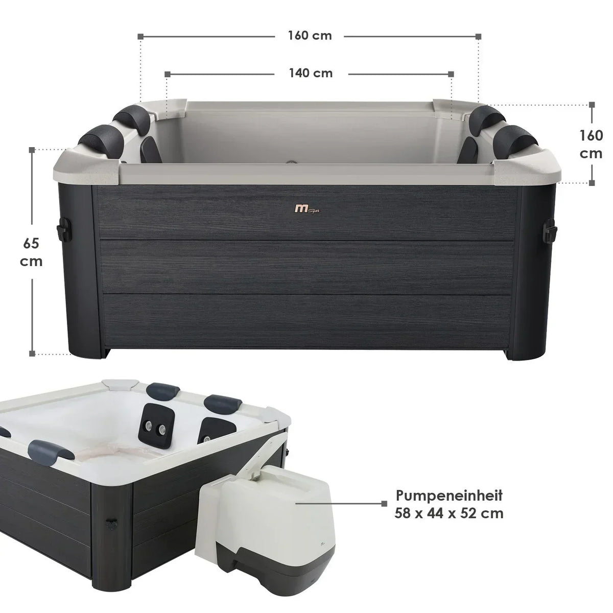 2026 Spa Whirlpool Oslo z oświetleniem LED