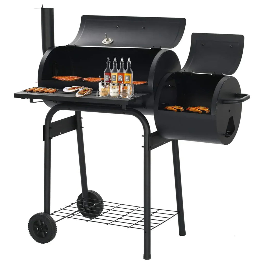 2026 Grill węglowy Vebreda do zastosowań zewnętrznych – Grill, wędzarnia i rożen do patio i ogrodu