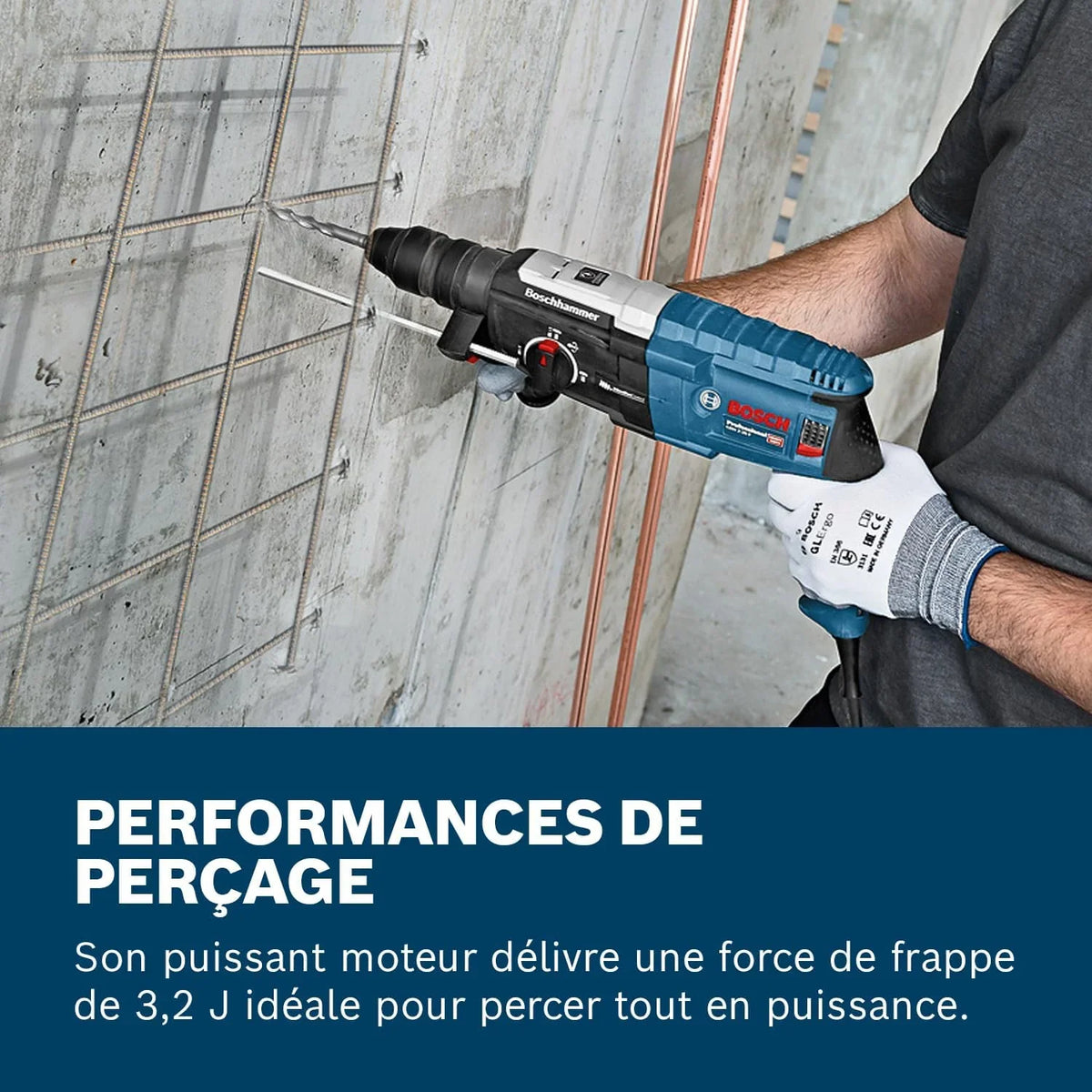 Bosch Professional młot udarowo-obrotowy GBH 2-28 F (moc 880 W, maks. średnica wiercenia w betonie: 28 mm, w zestawie 6 dłut, SDS plus, L-Case) – ekskluzywny zestaw Amazon