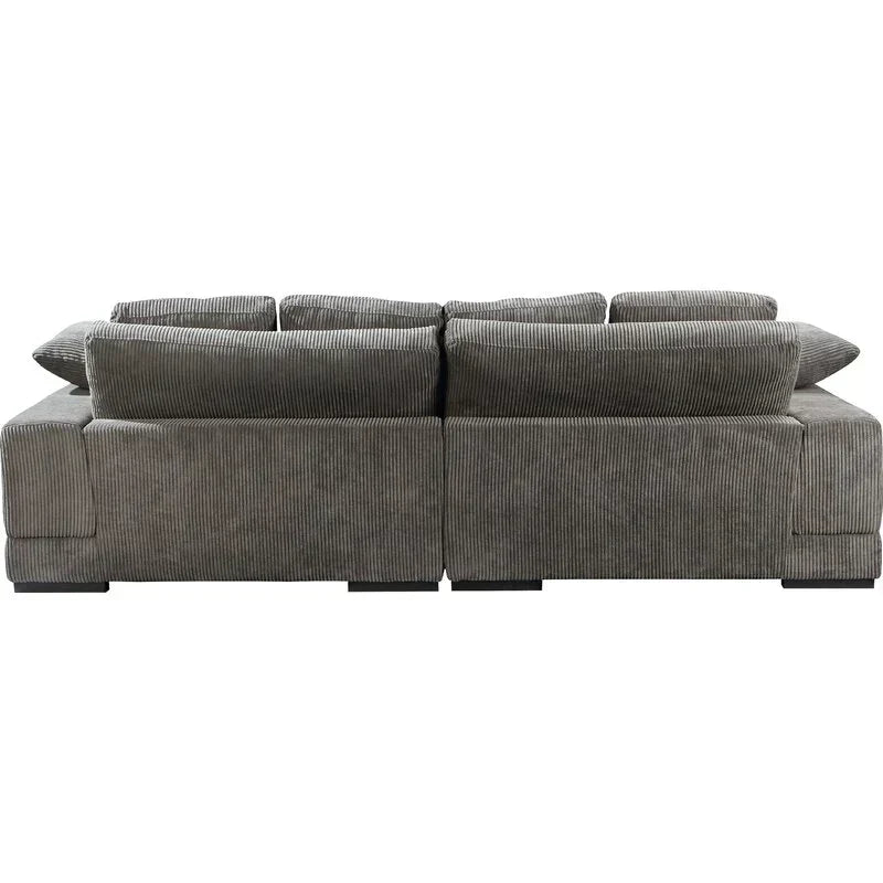 Sofa z odwracalnym szezlongiem o szerokości 106 cali
