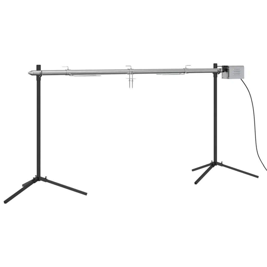 Automatyczny grill z silnikiem stal nierdzewna 150x46,5x82,5 cm Vidaxl