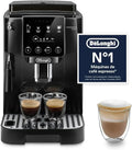 De'Longhi Magnifica S – ekspres automatyczny Perfetto, manualny spieniacz do mleka, espresso i cappuccino, panel sterowania z przyciskami, czarny (ECAM11.112.B)