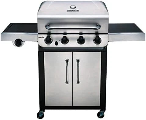Char-Broil Convective 440 S Grill Gazowy z 4 Palnikami, Żeliwnymi Rusztami, Palnikami Ze Stali Nierdzewnej - Idealny do Gotowania na Zewnątrz, do Ogrodu i na Patio