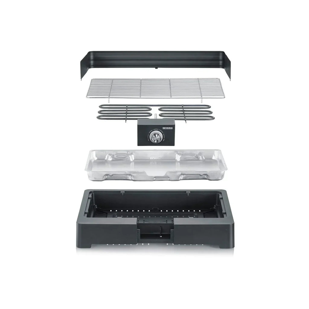 Grill stołowy czarny 2200 W PG 8565 Severin