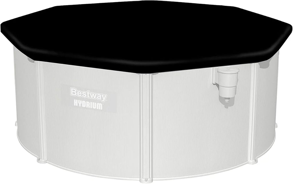 Bestway Hydrium - Basen ze stalowymi ścianami, z filtrem piaskowym, o średnicy 300 x 120 cm, szary, okrągły