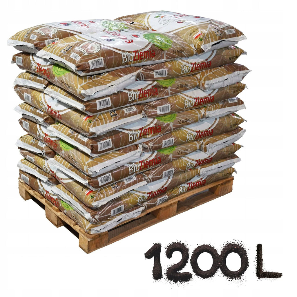 BIO Ziemia ogrodowa Kompost 1050L do pomidorów, warzyw, rozsad PALETA