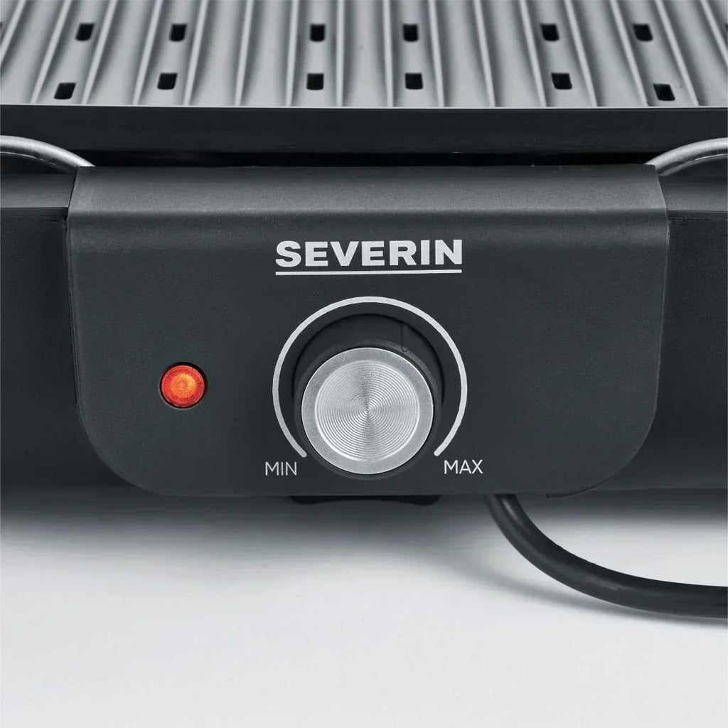 Grill stołowy z płytą grillową Severin PG 8556 - 2300 W czarny