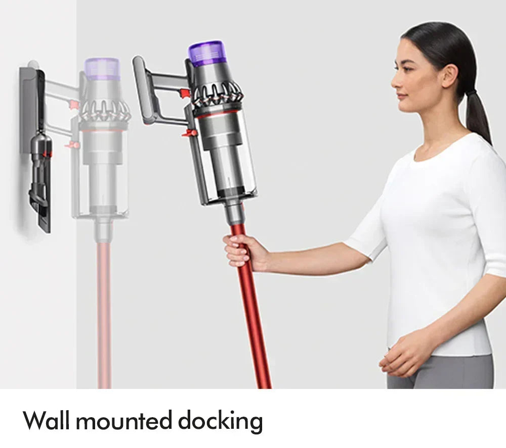 2026 Dyson V11 Extra Bezprzewodowy Odkurzacz Pionowy – Do 60 minut pracy – Wykończenie niklowo-czerwone