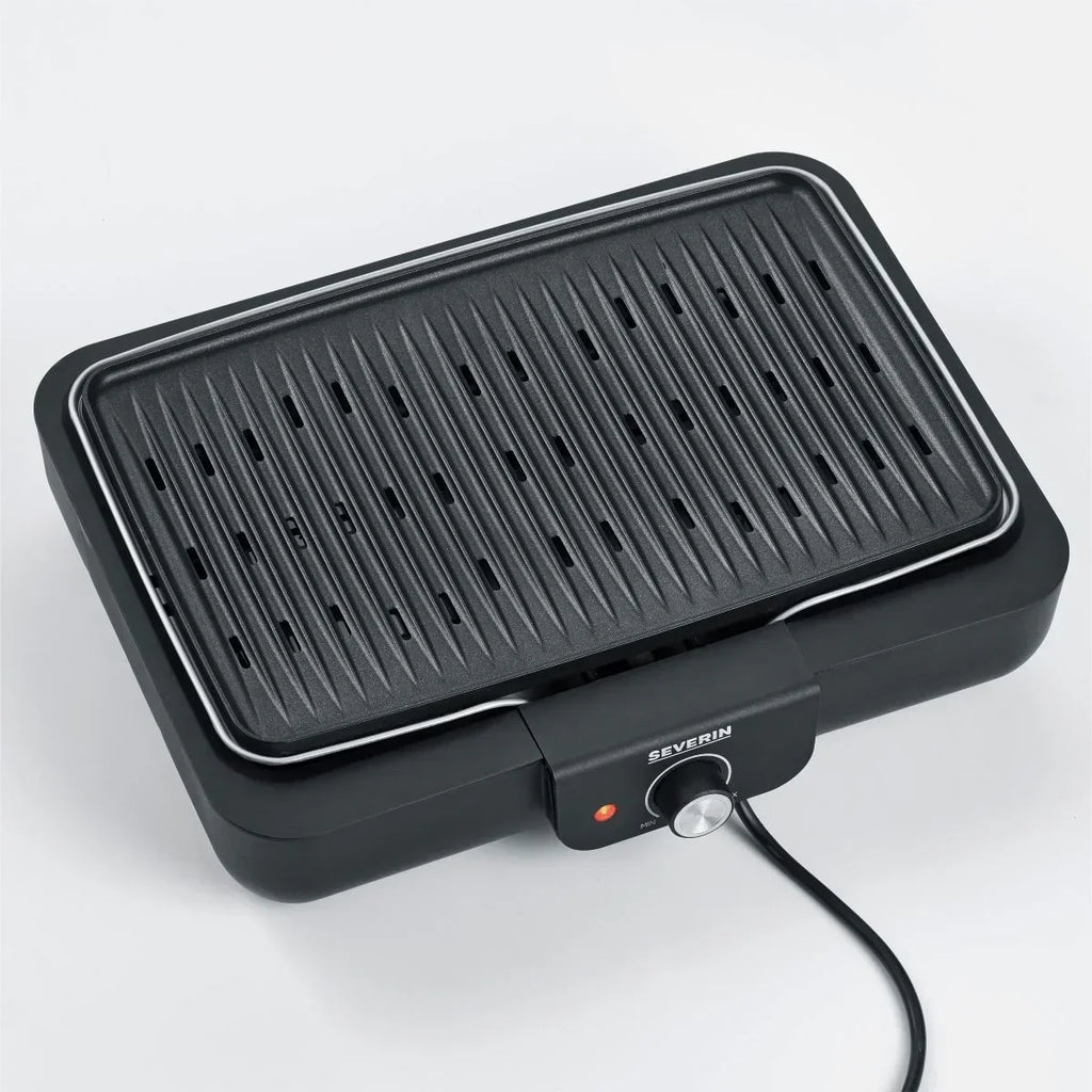 Grill stołowy z płytą grillową Severin PG 8556 - 2300 W czarny