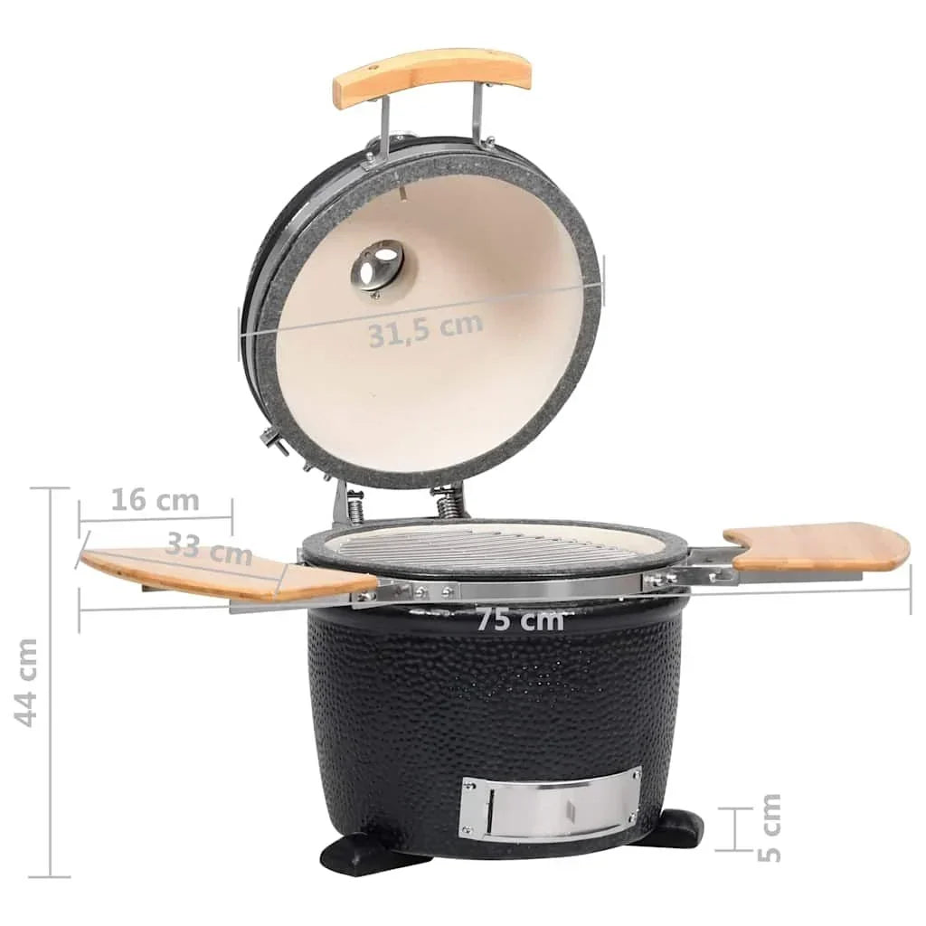 Grill ceramiczny Kamado Barbacoa 44 cm VidaXL