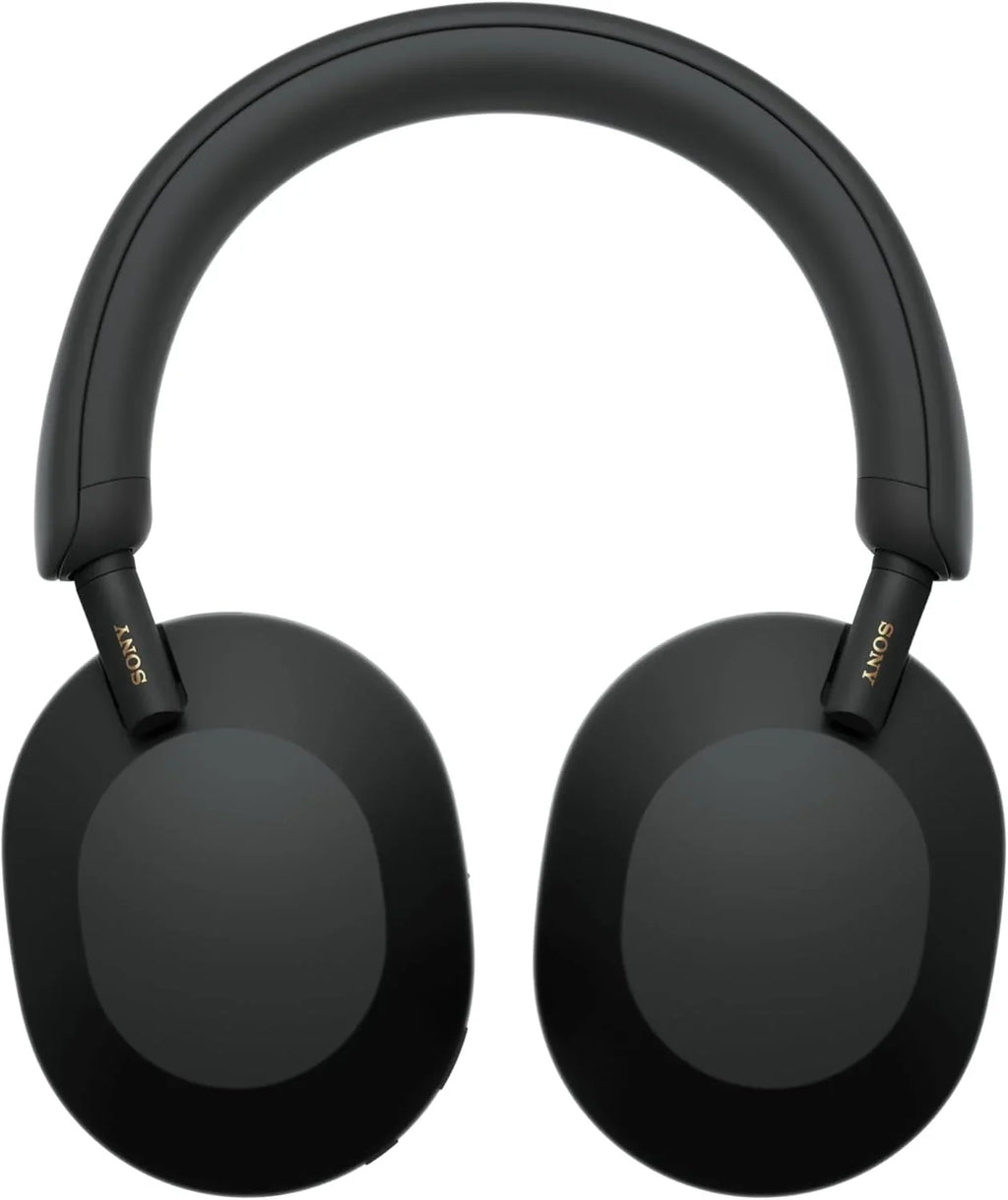Sony WH-1000XM5 ANC Bezprzewodowe słuchawki nauszne z redukcją hałasu, Bluetooth, krystalicznie czystą jakością rozmów, Hi-Res, do 30 godzin pracy na baterii, szybkie ładowanie, Alexa i Asystent Google, iOS i Android - Czarne