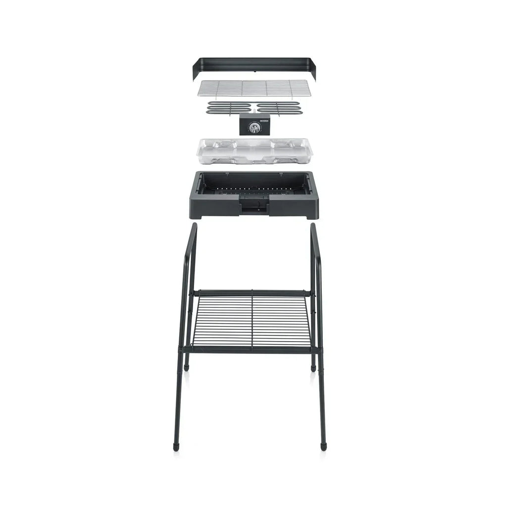 Grill elektryczny z nóżkami czarny 2200 W PG 8566 Severin