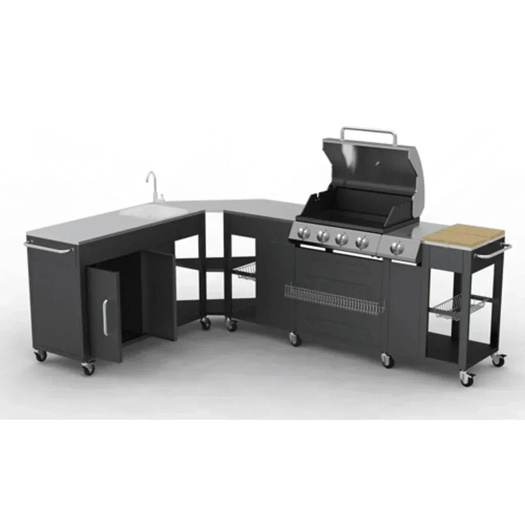 Grill gazowy 4+1 palniki Vidaxl