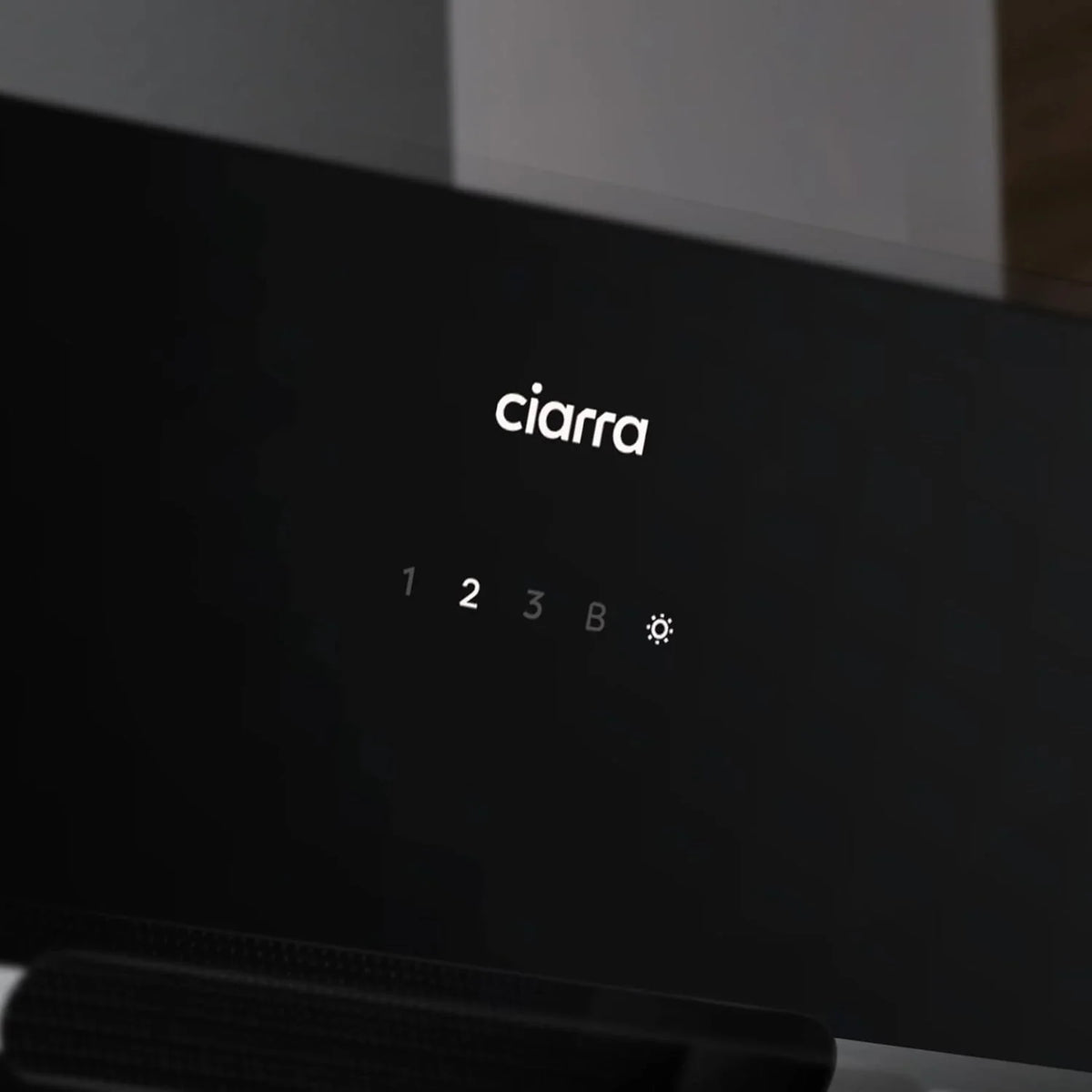 CIARRA CBCB6736F Okap kuchenny 60cm Klasa A+++ Wi-Fi App Touch-Booster Odprowadzanie zewnętrzne i Recyrkulacja wewnętrzna przez filtr węglowy CBCF003