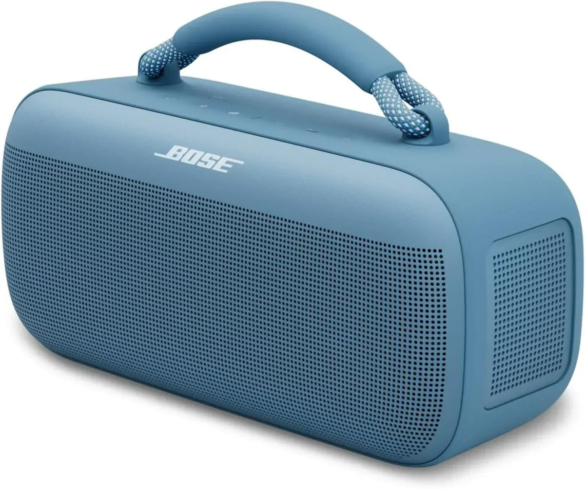 Bose SoundLink Max, przenośny głośnik Bluetooth do użytku zewnętrznego z mocnym basem, wodoodporne stereo z połączeniem Bluetooth i USB-C, do 20 godzin pracy, wejście AUX 3,5 mm, kolor czarny