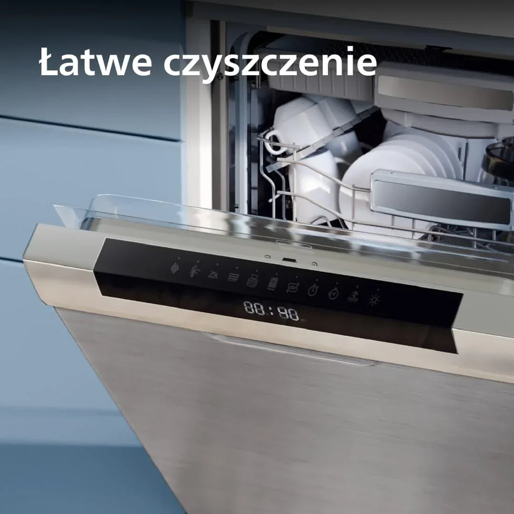 Philips Pasta Maker z serii 7000 - Technologia ProExtrude, Automatyczne ważenie, 8 tarcz do makaronu, Idealne ciasto, Łatwe czyszczenie, Czarny (HR2665/93)