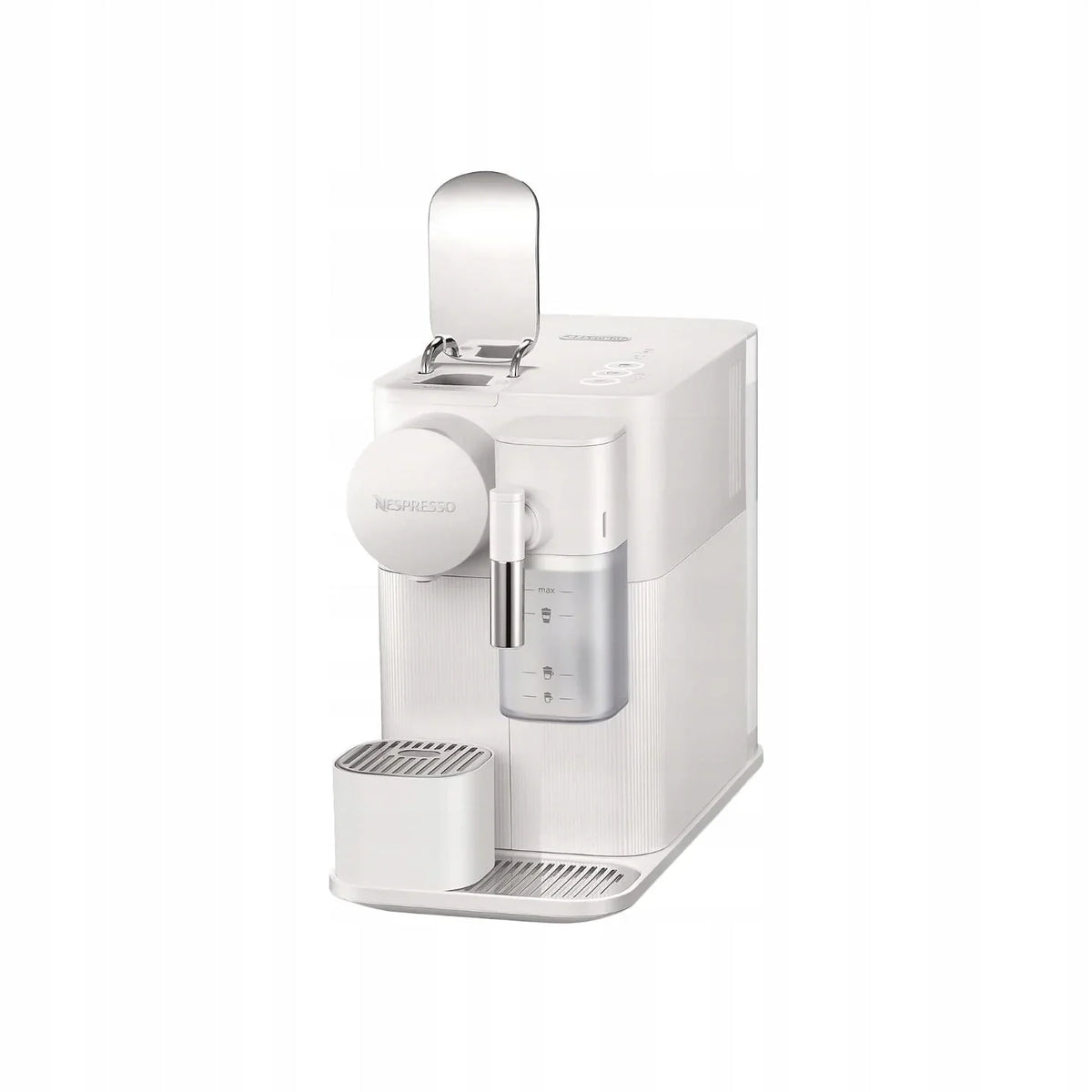 Ekspres na kapsułki DeLonghi Nespresso Lattissima One EN510.W – biały