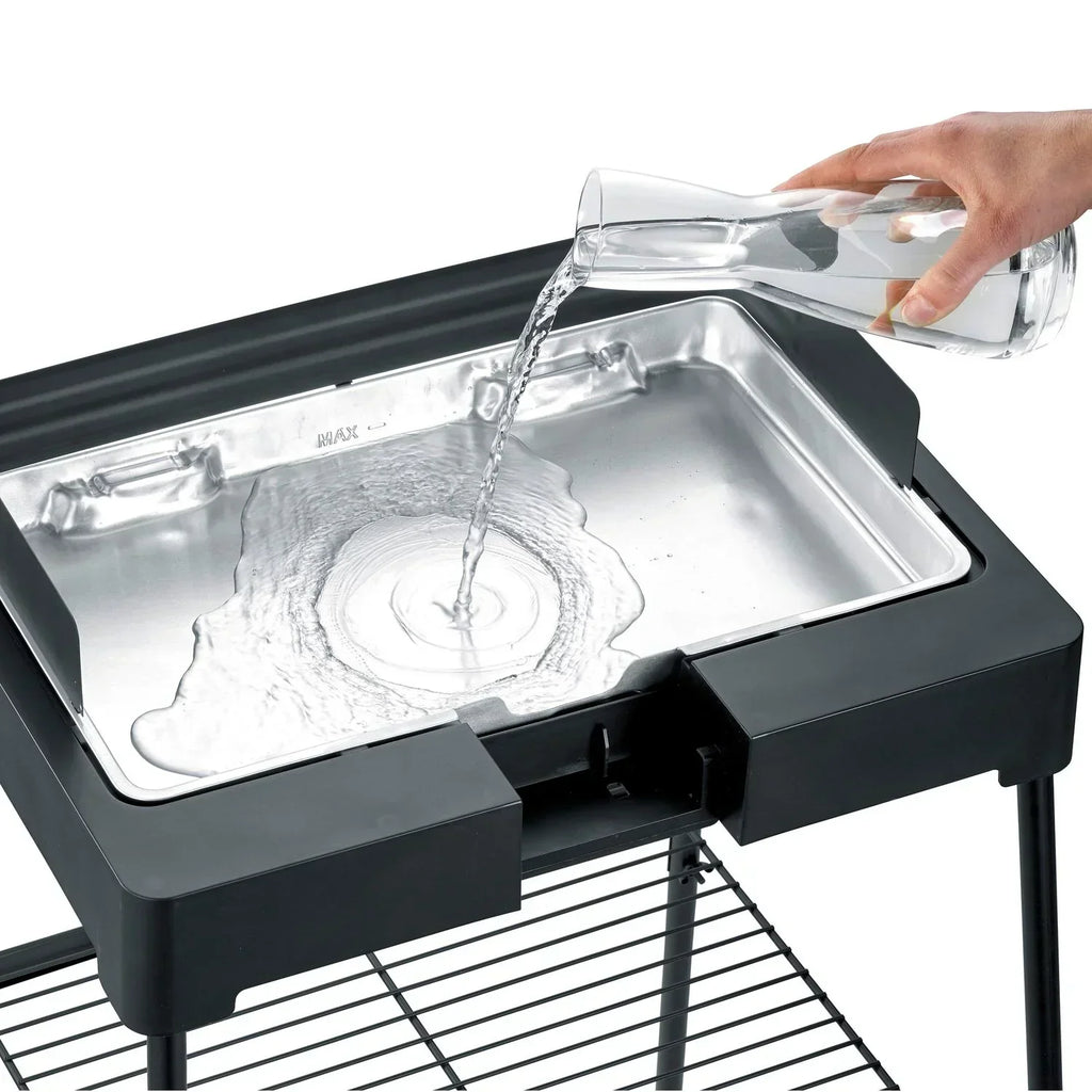 Grill elektryczny stojący z rusztem ryflowanym 2200 W PG 8568 Severin