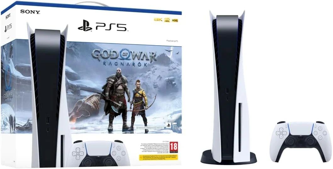 Konsola PlayStation 5 Edycja Standardowa Biała God of War Ragnarok