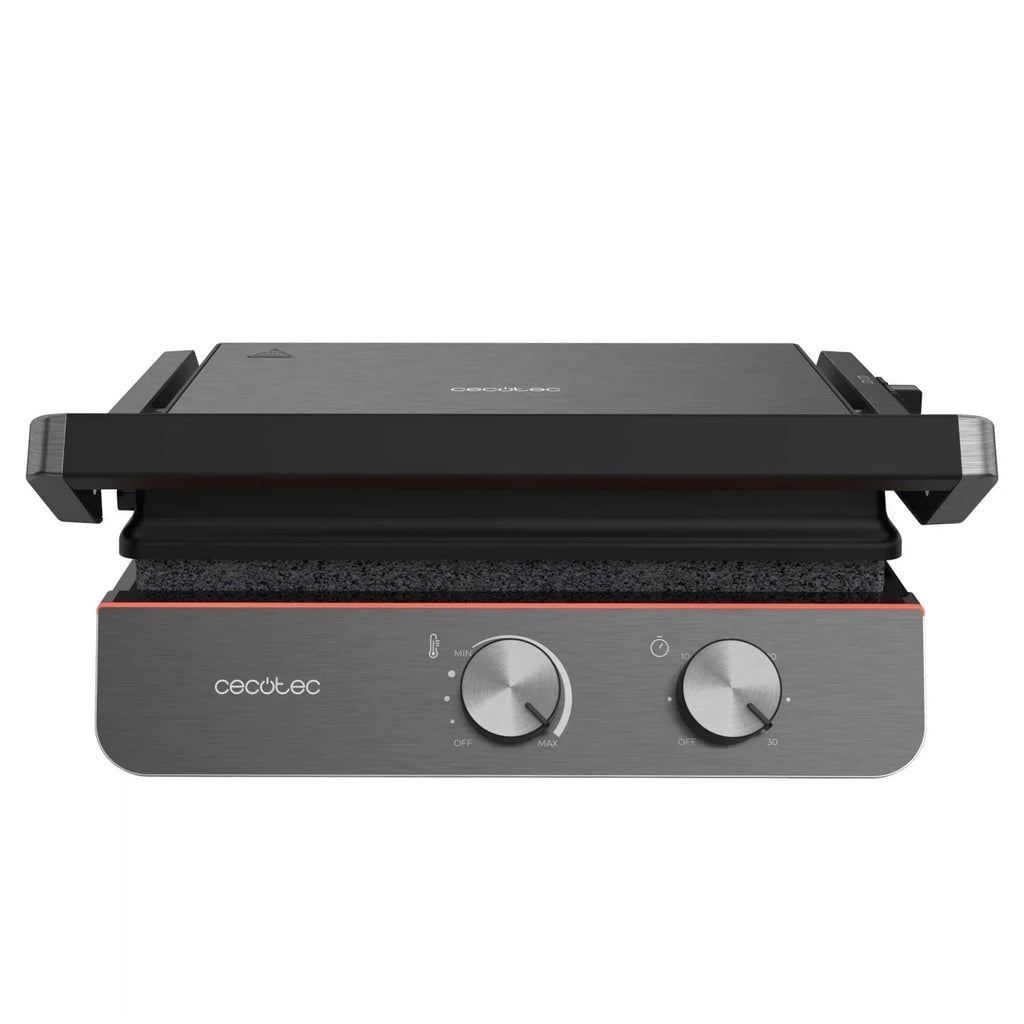 Grill Elektryczny Cecotec Rock’nGrill Blaze Neon, 2200 W - Czarny