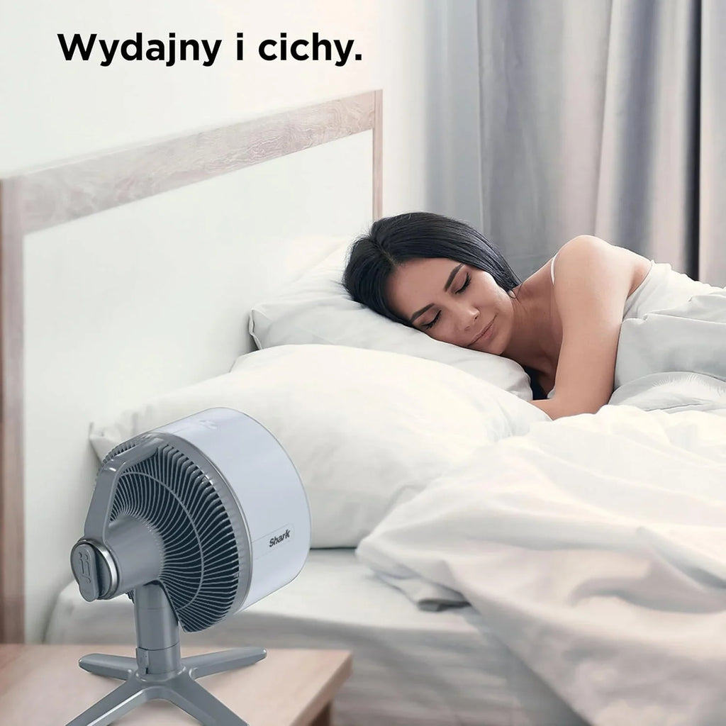 Shark FlexBreeze TableMate Akumulatorowy wentylator wewnętrzno-zewnętrzny, do 24 godz. pracy, wydajne chłodzenie, zasięg 20 m, cichy, 5 prędkości, oscylacja, zdalne sterowanie, zimna mgiełka, FA150EU