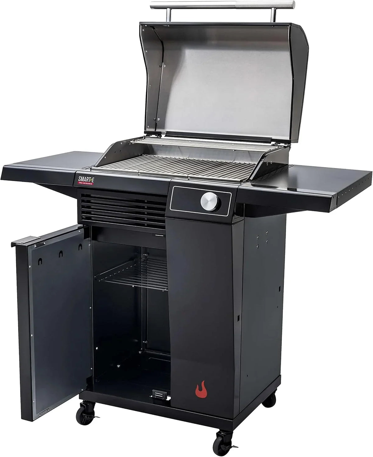 Char-Broil Grill Elektryczny SMART-E - Grill z E-POWER 90-370°C, precyzyjna kontrola temperatury, funkcja czyszczenia - Idealny do gotowania na świeżym powietrzu, w ogrodzie i na patio