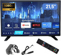 Telewizor Smart TV 22 cale z zasilaczem 12V i 230V. Android. Full HD. DVB-S2/C/T2/T. Do kamperów, samochodów kempingowych, domów, przyczep kempingowych, łodzi. (22 cale)