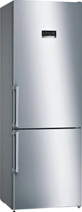 Bosch Serie 4 - Lodówko-zamrażarka, NoFrost, 203 x 70 cm, 438 L, VitaFresh, biała - KGN49XIDQ