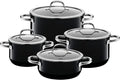 Schulte-Ufer Cookware Set, Copper, Silver, 5-Piece
