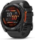 Garmin fēnix 8-51mm - Wysokowydajny multisportowy zegarek GPS z ekranem dotykowym AMOLED, latarką LED, wbudowanym głośnikiem i mikrofonem, mapami i do 29 dni pracy na baterii, czarny
