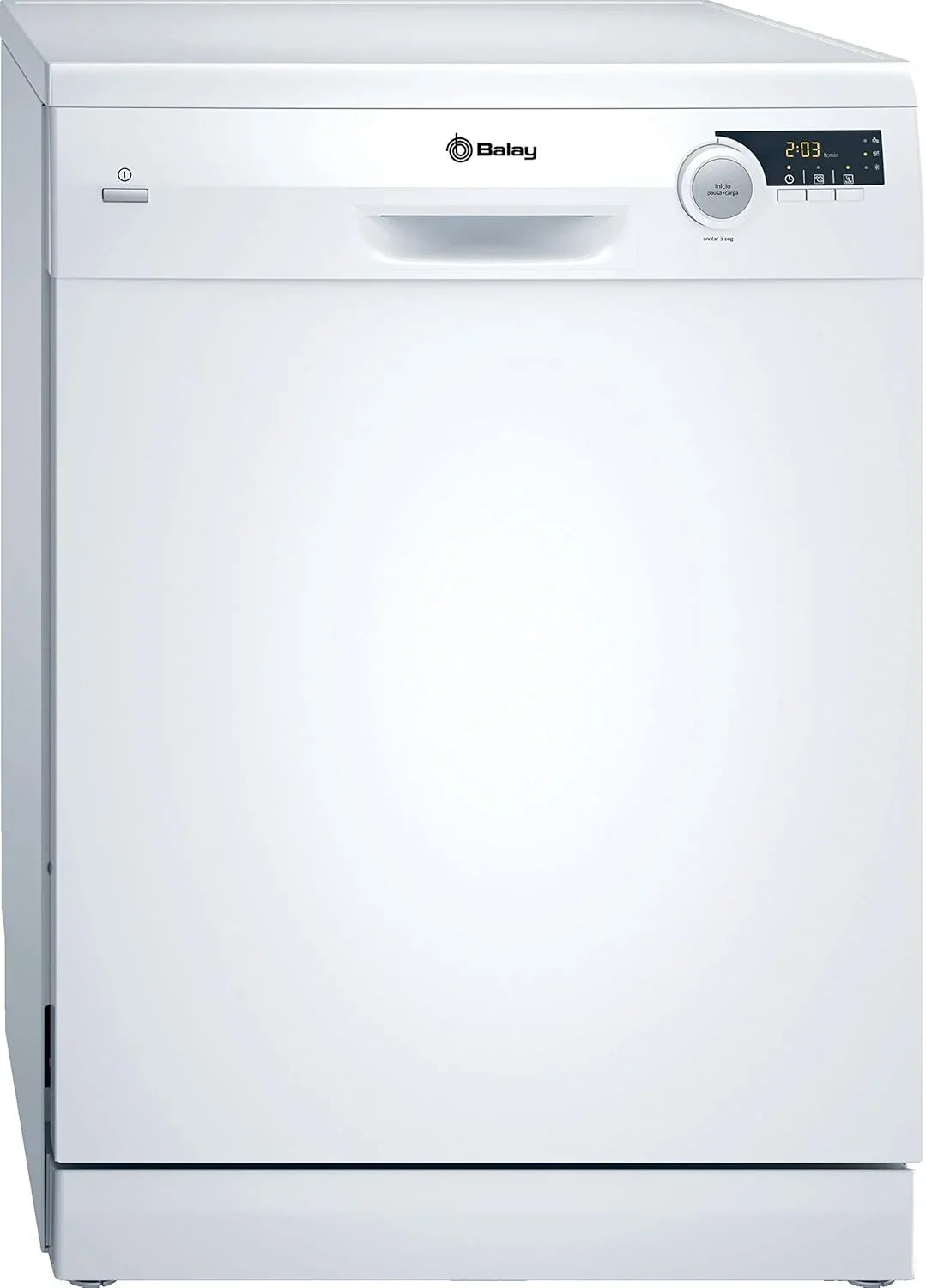 Balay - Zmywarka wolnostojąca, 60 cm, 12 kompletów naczyń, Program automatyczny codzienny, Pauza+Załadunek, ExtraCisza, Biała, 3VS506BP