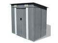 Metalowa wiata MAISON EXCLUSIVE Szara (80x159 cm)