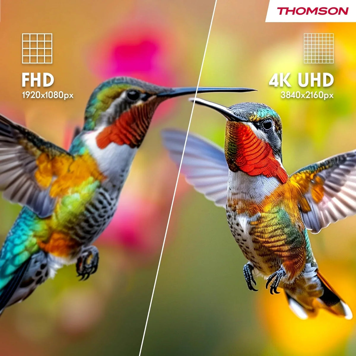 THOMSON 32 cale (81 cm) Go Plus, Przenośny Android 4K UHD – Dotykowy Ekran WiFi Bluetooth Sterowanie Głosowe, Hotspot, 4 Godziny Baterii, Możliwość Pochylenia i Regulacji Wysokości