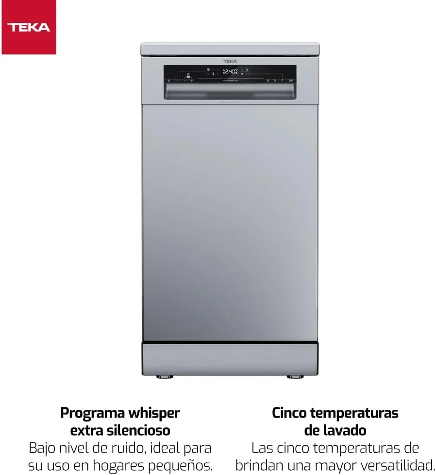 TEKA Zmywarka do zabudowy 45 cm, 10 kompletów naczyń, 6 programów zmywania, IonClean, DFS 24650
