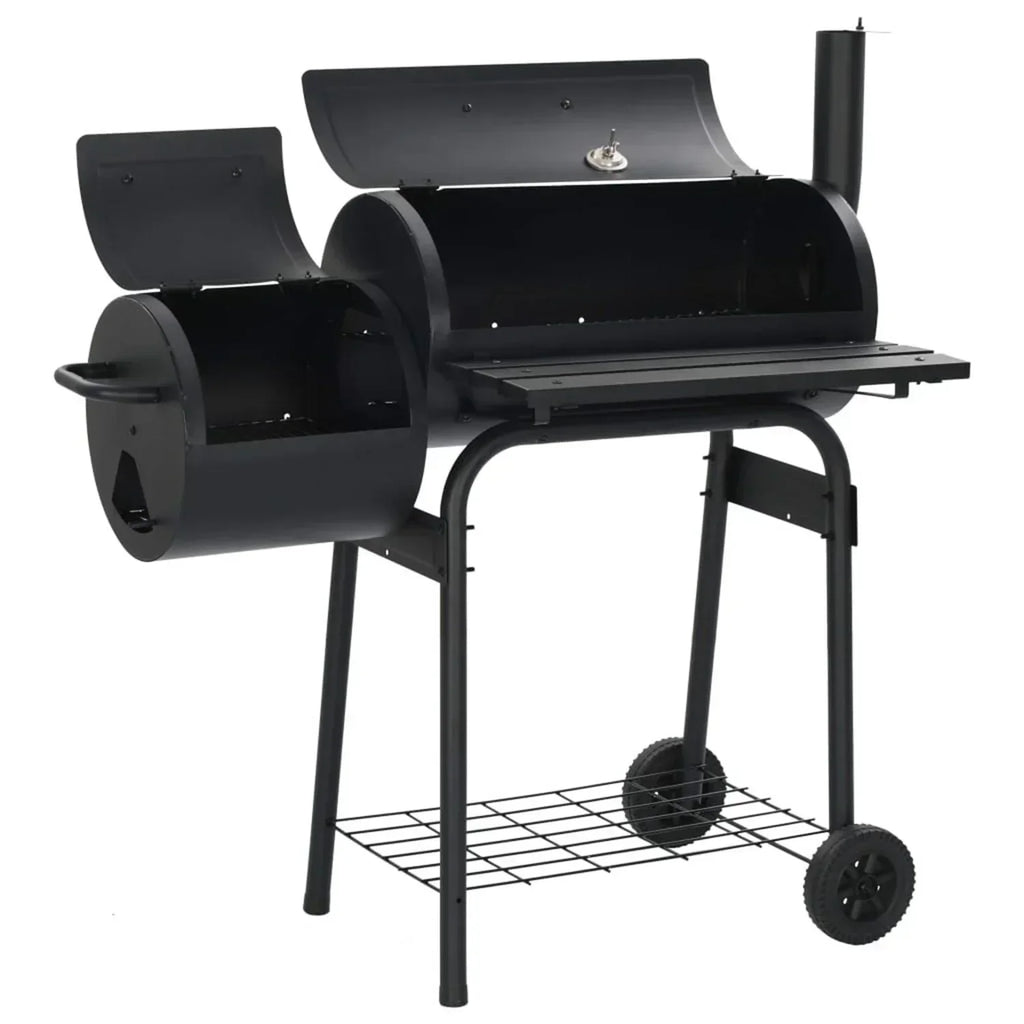 2026 Grill węglowy Vebreda do użytku zewnętrznego – Grill, wędzarnia i rożen na taras i do ogrodu