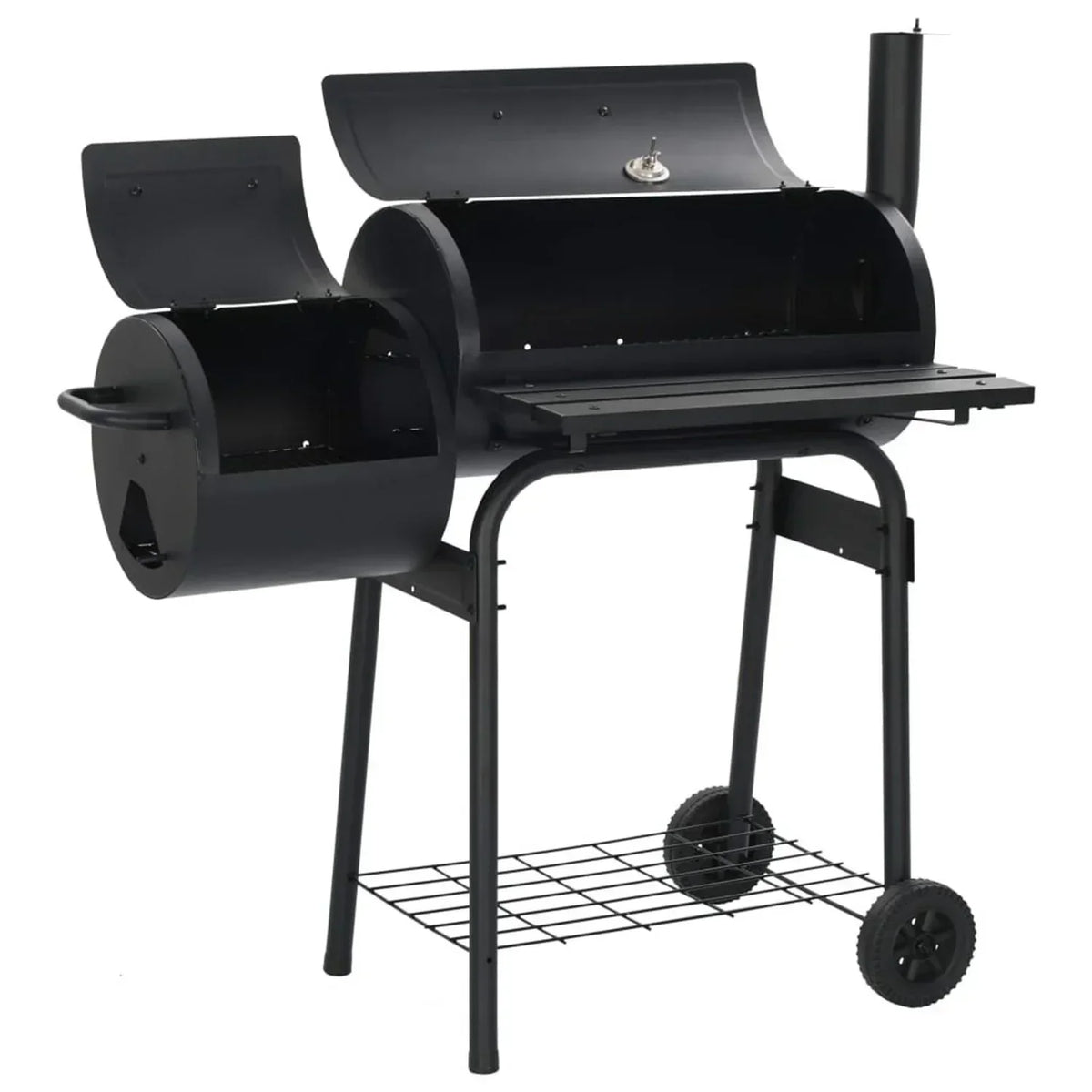 2026 Grill węglowy Vebreda do użytku zewnętrznego – Grill, wędzarnia i rożen na taras i do ogrodu
