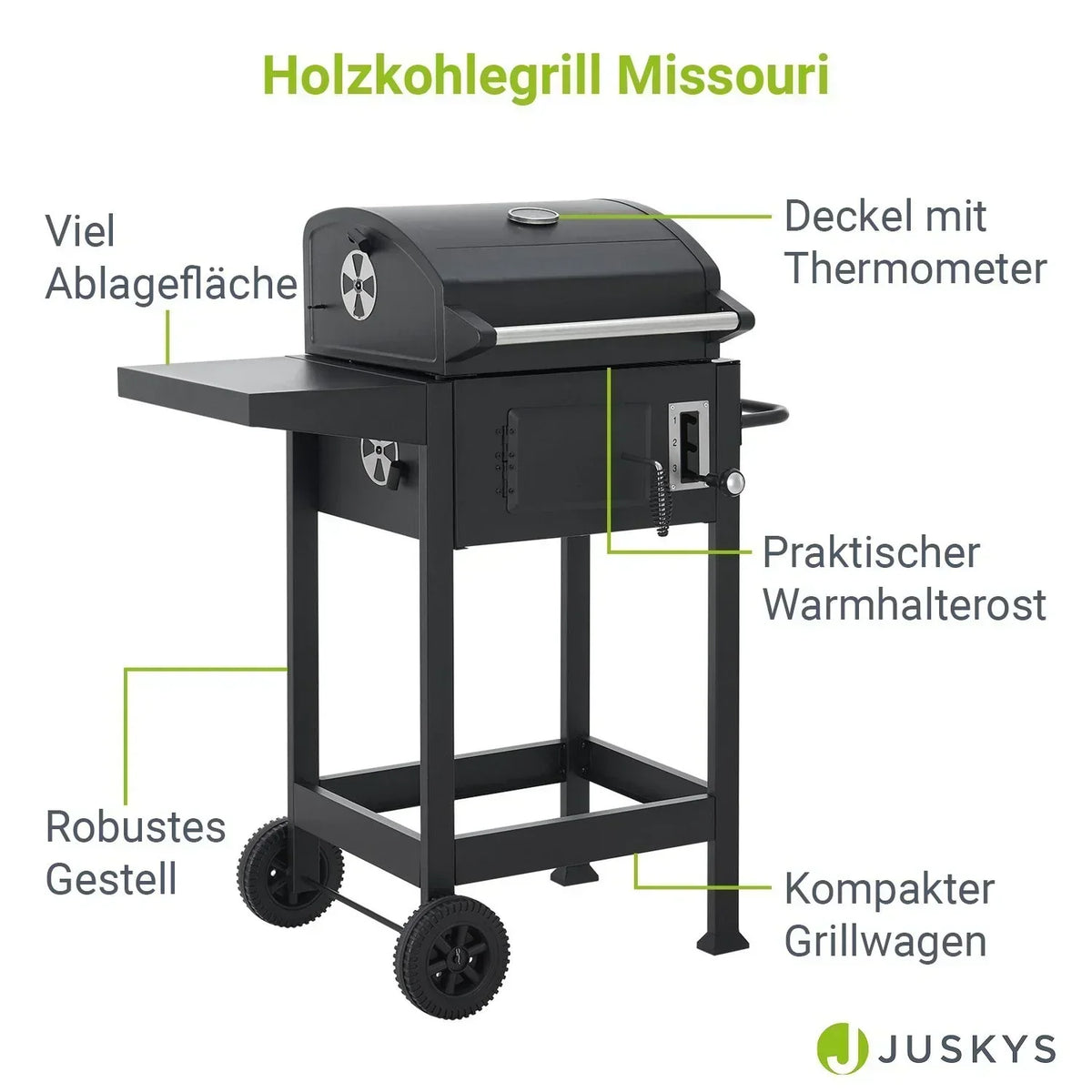 2026 Grill węglowy Barbacoa Missouri