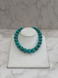 Collar ball jaspe turquesa